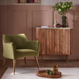 Flute Marble Drinks Cabinet by Atkin And Thyme, W95 x D41 x H90cm - thumbnail 3