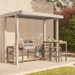 Savannah BBQ Pergola 4m x 1.5m Birch