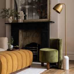 Wesley Occasional Chair In Deep Green Velvet by Atkin And Thyme - thumbnail 3