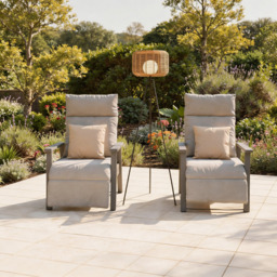 Toscana Rechargeable Rattan Floor Lamp - 1.5m by Atkin And Thyme - thumbnail 2