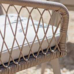 Lauren 6 Seat Dining Set with Parasol by Atkin And Thyme - thumbnail 4