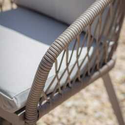 Lauren 6 Seat Dining Set with Parasol by Atkin And Thyme - thumbnail 3