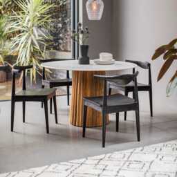 Westbourne Marble Dining Table in Natural