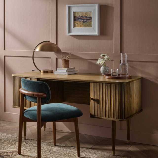 Byron Desk Muted Oak by Atkin And Thyme, H75 x W140 x D60 cm - image 1