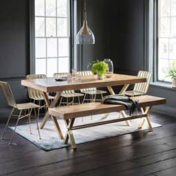 Reeves Dining Table - Large by Atkin And Thyme, W200 x D100 x H76cm - thumbnail 5