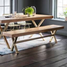Reeves Dining Table - Large by Atkin And Thyme, W200 x D100 x H76cm - thumbnail 3