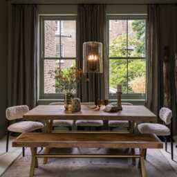 Reeves Dining Table - Large by Atkin And Thyme, W200 x D100 x H76cm