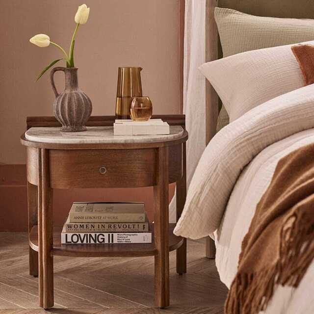 Queenie Bedside Table
