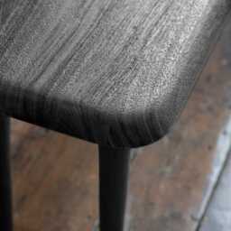 Cone Bench - Black by Atkin And Thyme, H45 x W164 x D38 cm - thumbnail 2