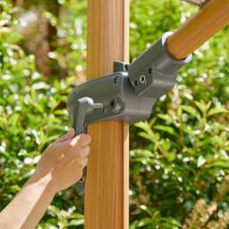 Savannah 3m Wood-Effect Cantilever Parasol - Oak by Atkin And Thyme - thumbnail 5