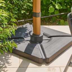 Savannah 3m Wood-Effect Cantilever Parasol - Oak by Atkin And Thyme - thumbnail 4
