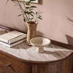 Queenie Marble Chest Of Drawers by Atkin And Thyme, H85 x W140 x D45cm - thumbnail 2