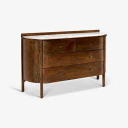Queenie Marble Chest Of Drawers by Atkin And Thyme, H85 x W140 x D45cm - thumbnail 5
