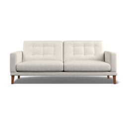 Fitzroy 4-Seat Sofa In Ivory Boucle by Atkin And Thyme, H86 x W215 x D100 cm - thumbnail 4