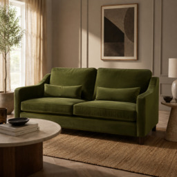 Hampton 4 Seat Sofa In Vine Easy Care Velvet