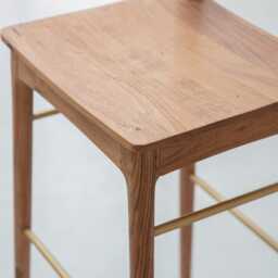 Hiro Barstool - Natural by Atkin And Thyme, H103 x W56 x D43 cm, Seat Height 71 cm - thumbnail 3