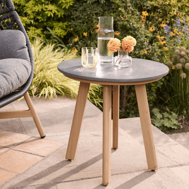 Zara Side Table by Atkin And Thyme,  Side Table H52 x W55 cm - image 1