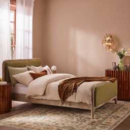 Mabel Kingsize Bed Apple Green by Atkin And Thyme - thumbnail 2