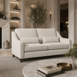 Hampton 3 Seat Sofa In Ivory Boucle
