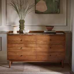 Brera Marble Large Chest of Drawers by Atkin And Thyme, H80 x W130 x D45 cm - thumbnail 2