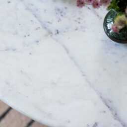 Westbourne Marble Coffee Table - Black by Atkin And Thyme, Dia. 100 x H45cm - thumbnail 3