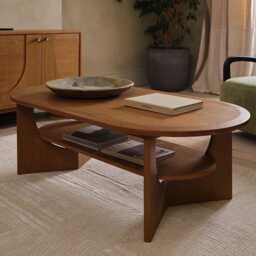 Umi Coffee Table by Atkin And Thyme, H45 x W140 x D70 cm