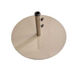 Modern Steel Parasol Base 16KG - Taupe by Atkin And Thyme - thumbnail 2