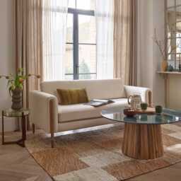 Westbourne Forest Green Marble Coffee Table by Atkin And Thyme, H45 x W100 x D100 cm - thumbnail 2