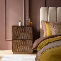 Tessa Bedside Table by Atkin And Thyme, H66 x W50 x D38 cm - thumbnail 1