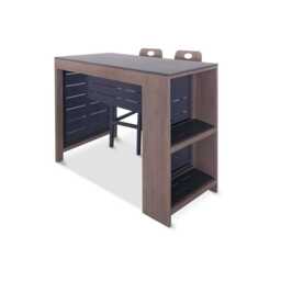 Savannah Outdoor Kitchen Bar Table and Stools - Birch