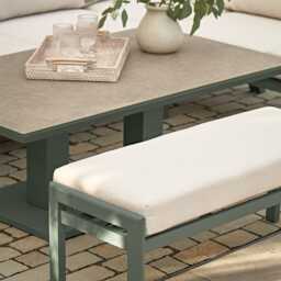 Valentina Corner Lounge Dining Set with Adjustable Table by Atkin And Thyme - thumbnail 5