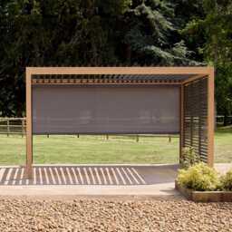 Savannah Pergola with lights 4 x 3m - Oak by Atkin And Thyme - thumbnail 2