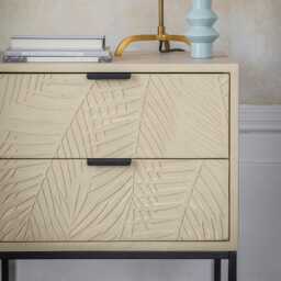 Leaf Bedside Drawers by Atkin And Thyme, W48 x D35 x H51cm - thumbnail 2