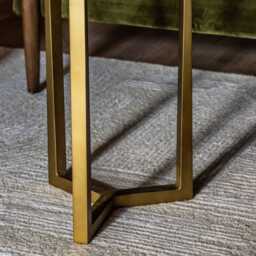 Molten Side Table Clear Glass by Atkin And Thyme, H54 x W27 x D27 cm - thumbnail 4