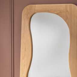 Finn Full Length Mirror by Atkin And Thyme, H145 x W51.5 x D3 cm. The mirror can be hung vertically or horizontally. - thumbnail 2