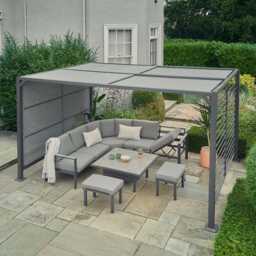 Daria Slatted Panel Gazebo by Atkin And Thyme, H223 x W400 x D300 cm - thumbnail 5