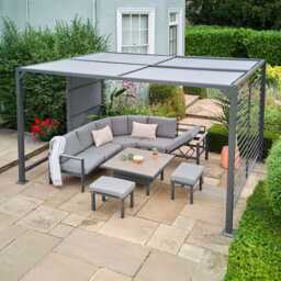 Daria Slatted Panel Gazebo by Atkin And Thyme, H223 x W400 x D300 cm - thumbnail 2