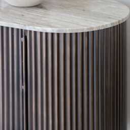 Monza Metal & Marble Sideboard by Atkin And Thyme, H76 x W160 x D45 cm - thumbnail 3