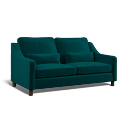 Hampton 3-Seat Sofa In Mallard Eco Velvet by Atkin And Thyme