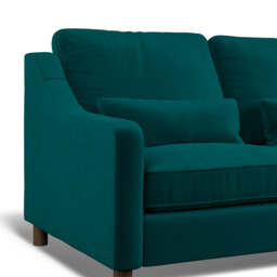 Hampton 3-Seat Sofa In Mallard Eco Velvet by Atkin And Thyme - thumbnail 4