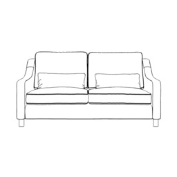 Hampton 3-Seat Sofa In Mallard Eco Velvet by Atkin And Thyme - thumbnail 3