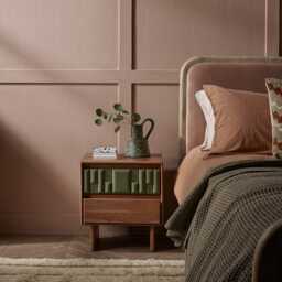 Lisbon Bedside Table by Atkin And Thyme, H50 x W45 x D35 cm - thumbnail 2