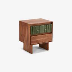Lisbon Bedside Table by Atkin And Thyme, H50 x W45 x D35 cm - thumbnail 4