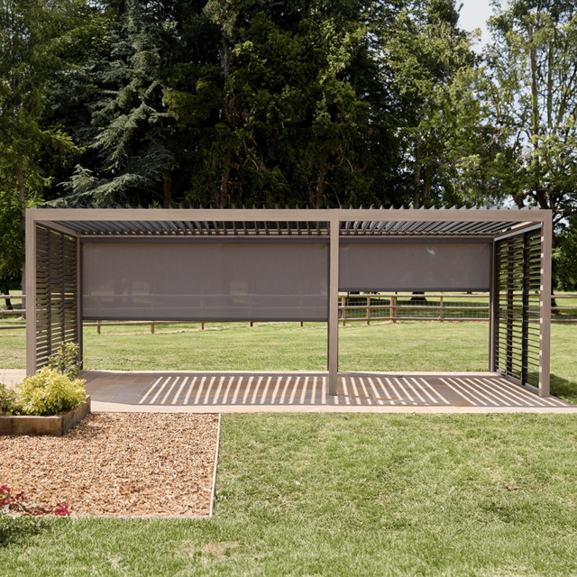 Savannah Pergola with lights 7m x 3m Kit - Birch by Atkin And Thyme - image 1