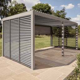 Savannah Pergola with lights 7m x 3m Kit - Birch by Atkin And Thyme - thumbnail 2