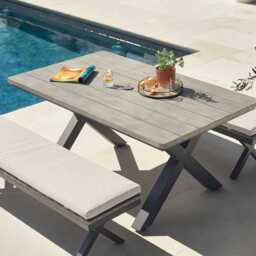 Gabriela 6 Seat Bench Dining Set
