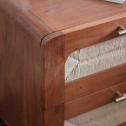 Maya Bedside Table by Atkin And Thyme, H50 x W50 x D40 cm - thumbnail 2