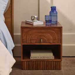 Loki Bedside Drawer by Atkin And Thyme, H48.5 x W45 x D40