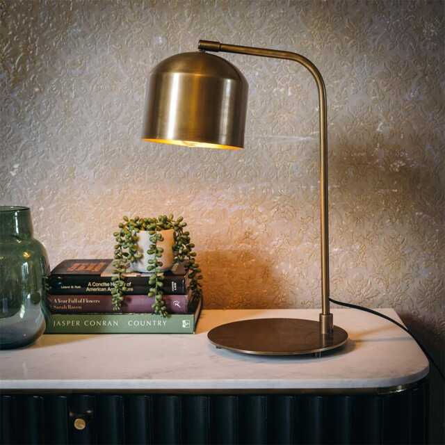 Alice Desk lamp Antique Bronze by Atkin And Thyme, W20x D32x H48 cm - image 1