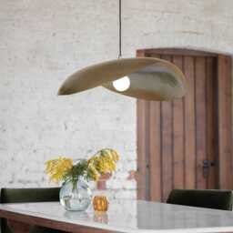 Serene Brass Pendant Light